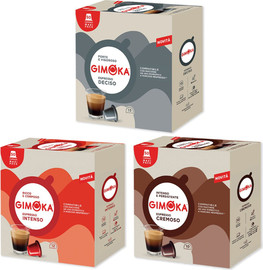 Gimoka 300 קפסולות חזקות תואמות נספרסו מסדרת GIMOKA תוצרת איטליה