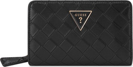 GUESS ארנק דמוי עור GUESS קולקציית WELLS  FRENCH WALLET דגם G-A2586147-BLA