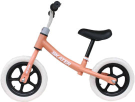 Skater אופני איזון ודחיפה עם גלגלי EVA בקוטר 12 אינץ' לגילאי שנתיים ומעלה - ורוד