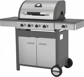 COOLPOOL גריל גז GRILL ME אולימפוס 4 מבערים + כירת צד