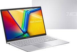 ASUS מחשב נייד 15.6 Asus Vivobook 15 i7-1355U 16GB 1TB SSD W11 1Y Silver