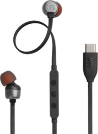 JBL אוזניות IN EAR חוטיות JBL TUNE T310C TYPE C שחור