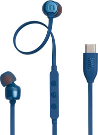 JBL אוזניות In Ear חוטיות JBL ג'יי בי אל Tune T310C כחול