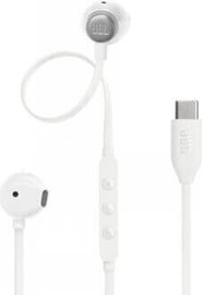 JBL אוזניות In Ear חוטיות JBL ג'יי בי אל Tune T305C לבן
