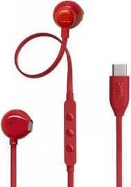 JBL אוזניות In Ear חוטיות JBL ג'יי בי אל Tune T305C אדום