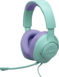 JBL אוזניות Over Ear חוטיות כולל מיקרופון JBL ג'יי בי אל Quantum 100M2 ירוק