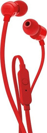 JBL אוזניות In Ear חוטיות JBL ג'יי בי אל Tune 160 Red
