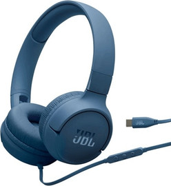JBL אוזניות On-Ear חוטיות JBL ג'יי בי אל Tune 520 Type-C - כחול