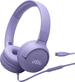 JBL אוזניות On-Ear חוטיות JBL ג'יי בי אל Tune 520 Type-C - סגול