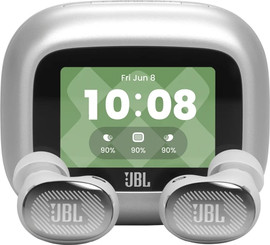 JBL אוזניות אלחוטיות עם ביטול רעשים JBL ג'יי בי אל Live Buds 4 כסוף
