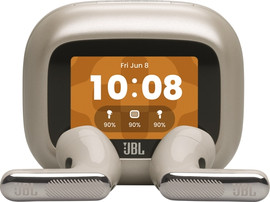JBL אוזניות אלחוטיות עם ביטול רעשים JBL ג'יי בי אל Live Flex 4 חול