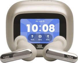JBL אוזניות אלחוטיות עם ביטול רעשים JBL ג'יי בי אל Live Beam 4 חול