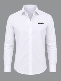 Aldo Moro חולצה מכופתרת אלדו מורו Signature Embroidery גברים