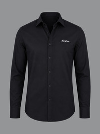 Aldo Moro חולצה מכופתרת אלדו מורו Signature Embroidery גברים