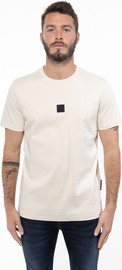 Aldo Moro חולצת טישרט אלדו מורו קצרה Embroidered Logo גברים