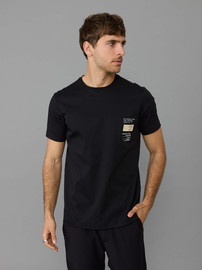 elixir חולצת טישירט קצרה אליקסיר Back Print גברים