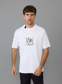 elixir חולצת טישירט קצרה אליקסיר Chest Embroidery גברים