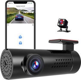 גרנדטק מצלמת דרך נסתרת לרכב HD 1080 עם 2 עדשות