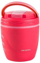 ARCOSTEEL תרמוס מזון פלסטיק / נירוסטה 1 ליטר
