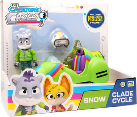 Creature Cases מגלשת שלג כולל דמות מסדרת חקירות חיתיות דגם Detective Kit & Sam Multi Terrain Motor - Snow צבע sam-snow
