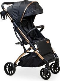 bebe טיולון איכותי מפנק ומעוצב דגם SunShine צבע שחור-רוזגולד