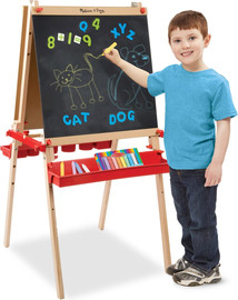 melissa and doug כן ציור עם לוח מגנטי ומגנטים דגם Deluxe Magnetic Standing Art Easel