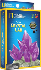 National Geographic ערכה לגידול קריסטלים סגולים דגם Purple Crystal Lab