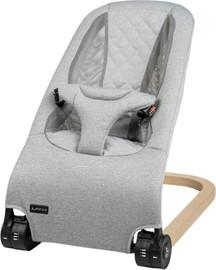 Sport Line טרמפולינה מעוצבת דגם Primo צבע הטרמפולינה אפור-בשילוב-עץ