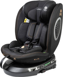 Sport Line כסא בטיחות מסתובב מלידה משולב בוסטר דגם Protect Plus צבע מושב הבטיחות שחור