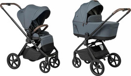Sport Line עגלה לתינוק משולבת כולל אמבטיה וטיולון דגם Cielo XL 2026 צבע grafit
