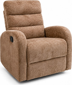 BSMART כורסת הנקה כוללת ריקליינר מסתובבת 360 דגם Comfort צבע חום