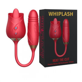 Whiplash HEAT THE CLIT – ויברטור לשוני עם חדירה כפולה ועונג משולב