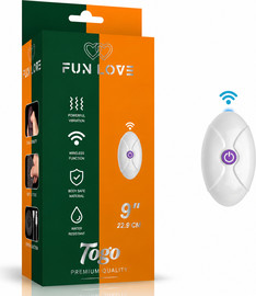 FUN LOVE דילדו ריאליסטי רוטט נטען עם שלט | Togo
