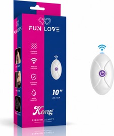FUN LOVE דילדו ריאליסטי רוטט עם שלט | Kong