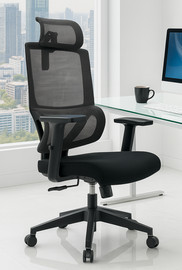 ARGOFLEX כסא מנהלים גבוה עם כרית תמיכה וידיות מתכווננות דגם XP-8