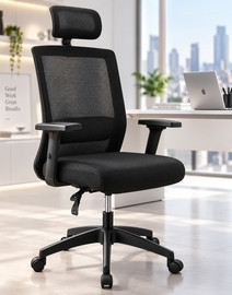ARGOFLEX כסא מנהלים רחב עם משענת ראש דגם XP-17