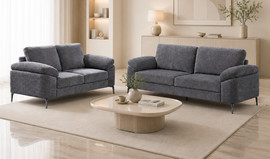 MY CASA מערכת ישיבה אלגנטית 3+2 דגם CLASSIC
