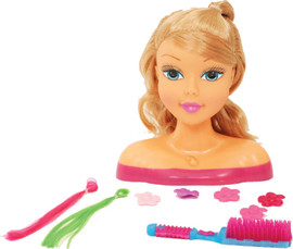 I AM Toys ראש בובה - שיער בלונדיני