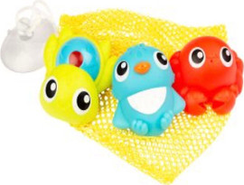 PlayGro משחקי אמבטיה עם שקית רשת
