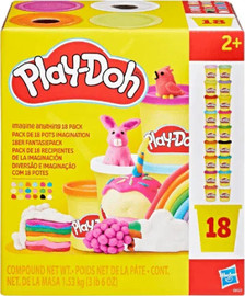 Play-Doh מארז בצקים 18 צבעים פליידו