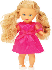 I AM Toys תמר שלי בובה דוברת עברית - ורוד כהה