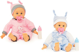 I AM Toys הבובה נוני תינוקת אמיתית שלי - תכלת