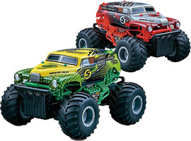 Trendy מארז כפול - זוג מכוניות שלט MACHINA BATTLE TRUCK