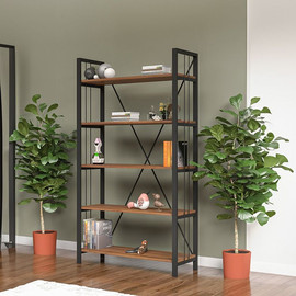 Twins design ספריה קלאסית דגם אפטליה EFTELYA ברוחב 70 ס"מ מבית Twins Design - חום WALNUT