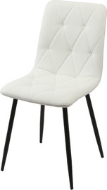 Twins design סט 4 כסאות לפינת אוכל לבן דמוי עור דגם KUALA מבית Twins Design
