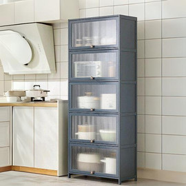 Twins design ארון אחסון בעל 5 תאים במבוק בשילוב pvc דגם קוקנהוף מבית Twins Design