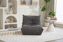 Twins design כורסת רביצה ייחודית דגם נילי בצבע dark Gray מבית Twins Design