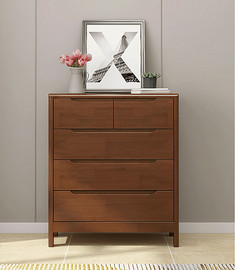 Twins design שידת מגירות דגם אלון חמימות של עץ מבית Twins Design