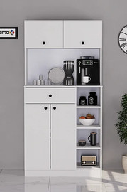 Twins design ארון שירות לחדר בצבע לבן דגם סיירן מבית Twins Design