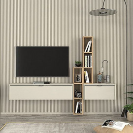 Twins design מזנון טלוויזיה מודולרי דגם "אופק"